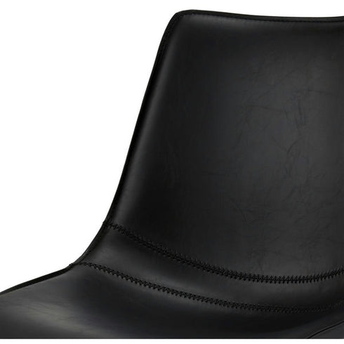 Set of 2 Black Dining Chairs Isabel